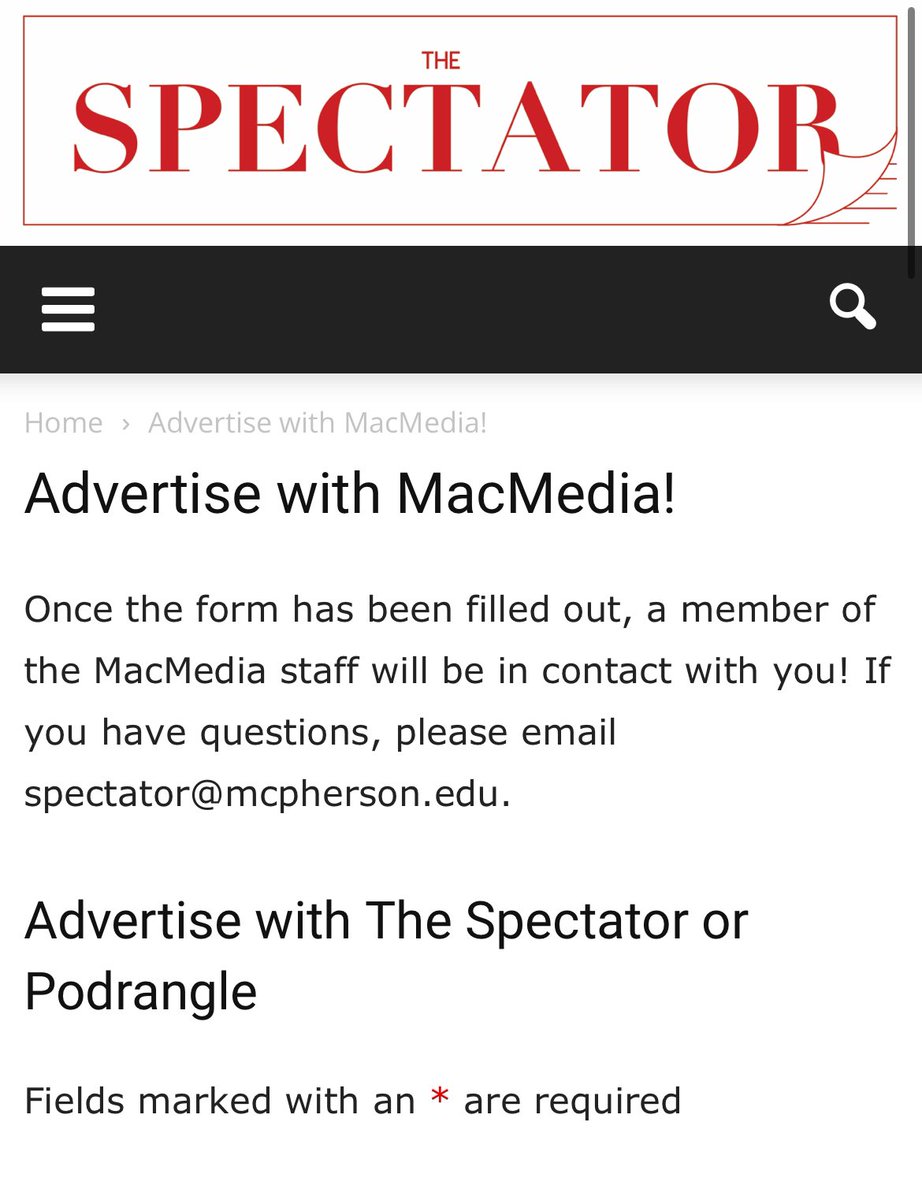 maccollegespec's tweet photo. Are you a business and looking to find more ways to advertise? Check into the link below to claim your spot in our newspaper or podcast below! 

https://t.co/ioLSAlK9ph https://t.co/JuXw1aoKzY