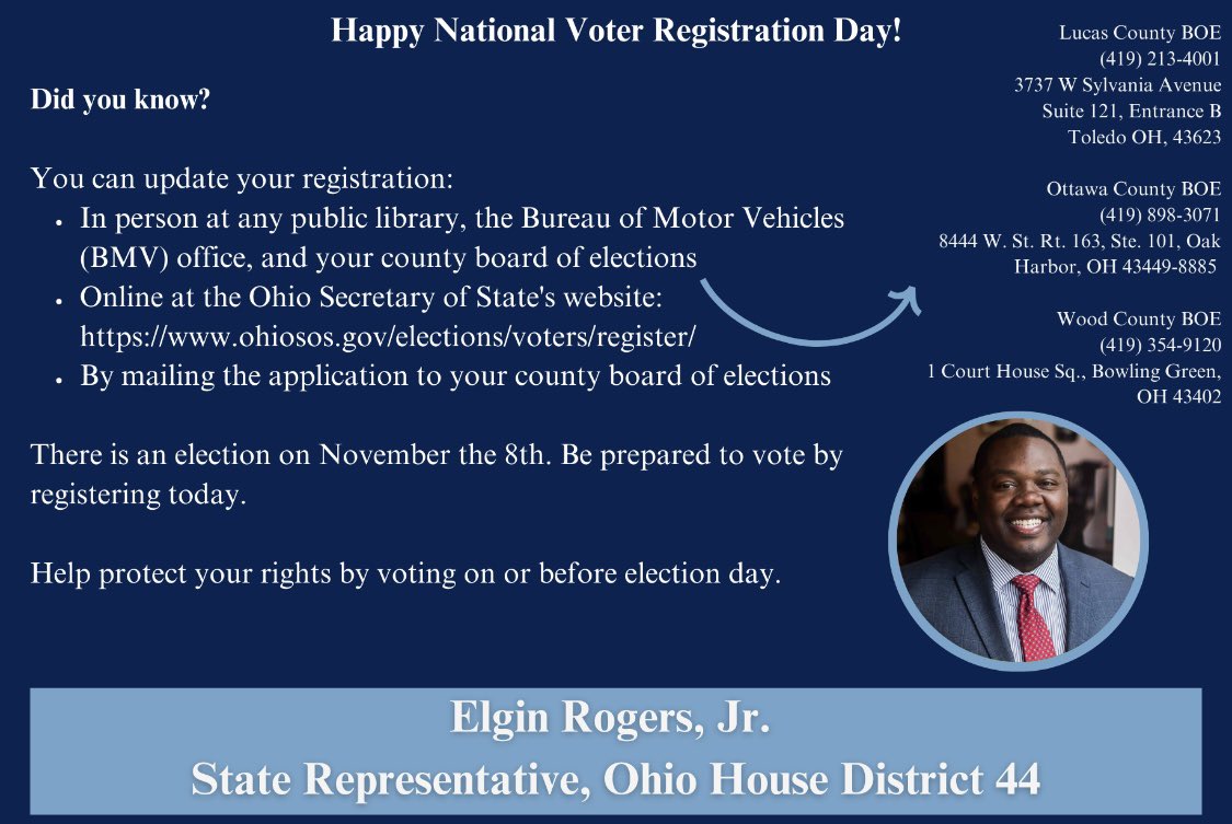Happy National Voter Registration Day!
