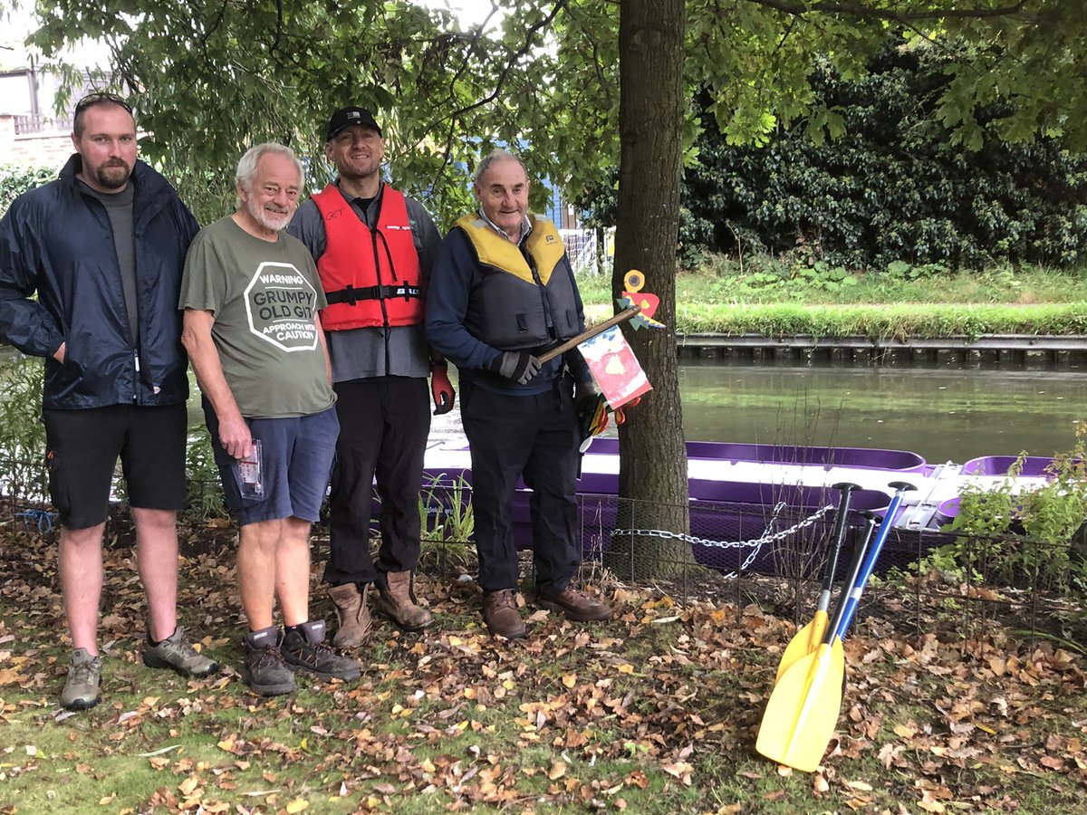 A big tank you also to David and Mat for delivering and assembling the BellBoat and our local resident Paul for kindly letting us use his garden to moor the Bell Boat. #paddlesport #communities