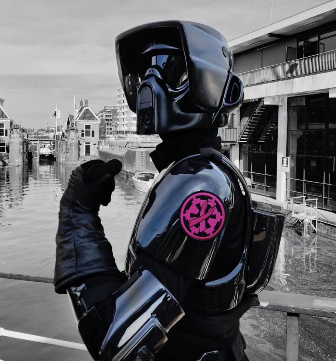 501stSpecOps's tweet photo. TX-22059 proud member of the @Dutch Garrison successfully completed "Pink Ribbon Dam tot Dam Wandeltocht" and raised €4880 for #pinkribbon.
#SwiftSilentRelentless #Pinkribbon #Dutchgarrison #charity #badgirlsdoinggreat #badguysdoinggood #shadowscout https://t.co/VsYV8FYl71