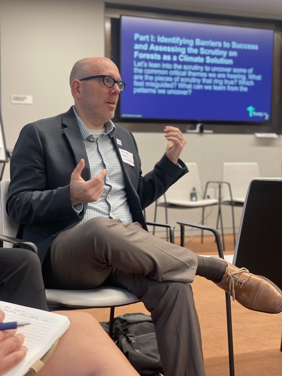 AmericanForests's tweet photo. We spent the morning with our partner and friends at
@1t_org_us to discuss the need to protect and rely on nature-based solutions (🌳🌳🌳) 

#ClimateWeekNYC #NYClimateWeek https://t.co/uqdYuuJGgy