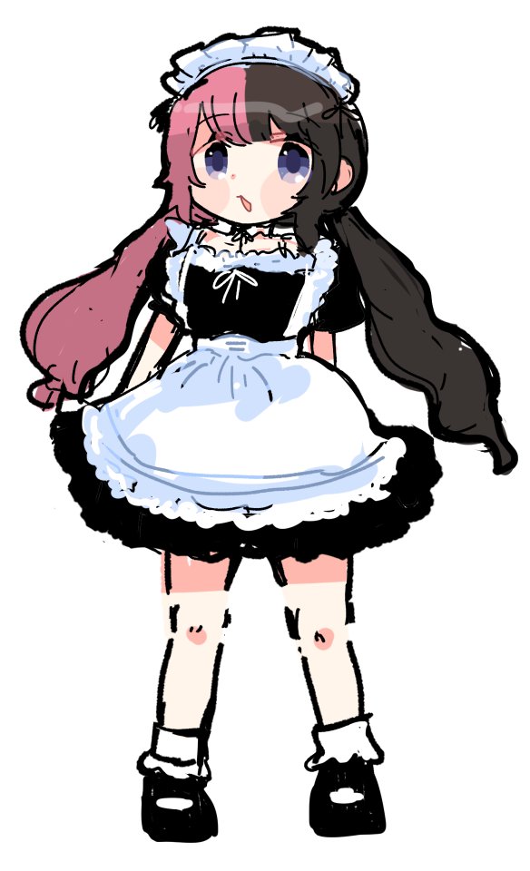 「メイド 」|かすじるのイラスト