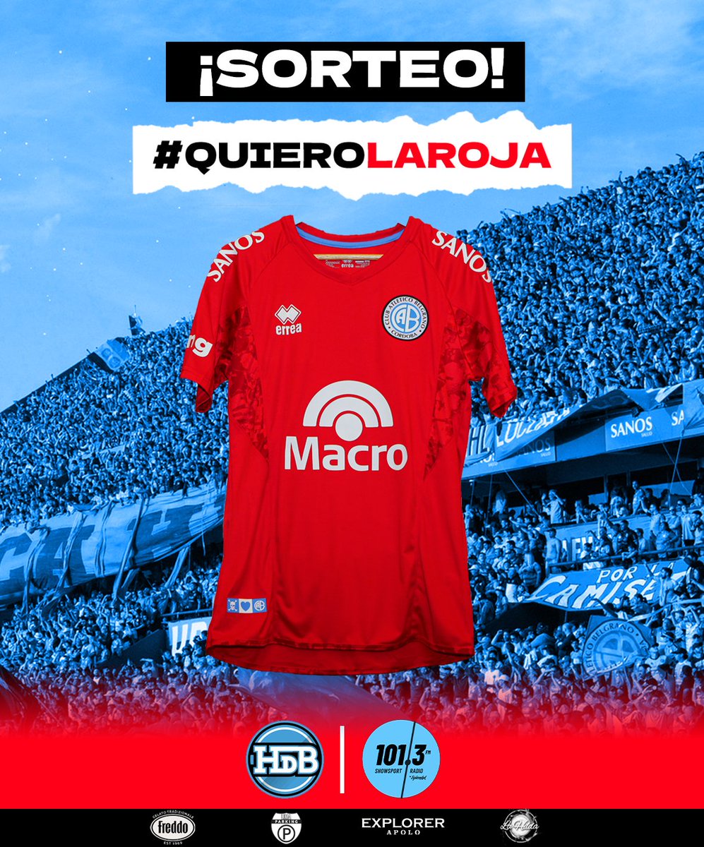 hdeBelgrano's tweet photo. #Belgrano | SORTEAMOS #LAROJA   🚩

🔥Hablemos de Belgrano está de festejos  🥳. 

😎 Sorteamos #laroja 💥

🤩 Para participar, deberás cumplir con los siguientes requisitos: 

🛑 Seguir a 
✅️ @showsportradio
✅ @hdeBelgrano

🛑 Mencionar en la publicación a 3 amigos.

🛑 Citar la publicación con el hashtag #Quierolaroja 

🚨 ES OBLIGATORIO CUMPLIR CON LOS REQUISITOS MENCIONADOS, DE LO CONTRARIO NO SERÁ VÁLIDO 🚨

✅️ El mismo será sorteado el viernes 29 de septiembre, lo anunciaremos en nuestro programa radial.
