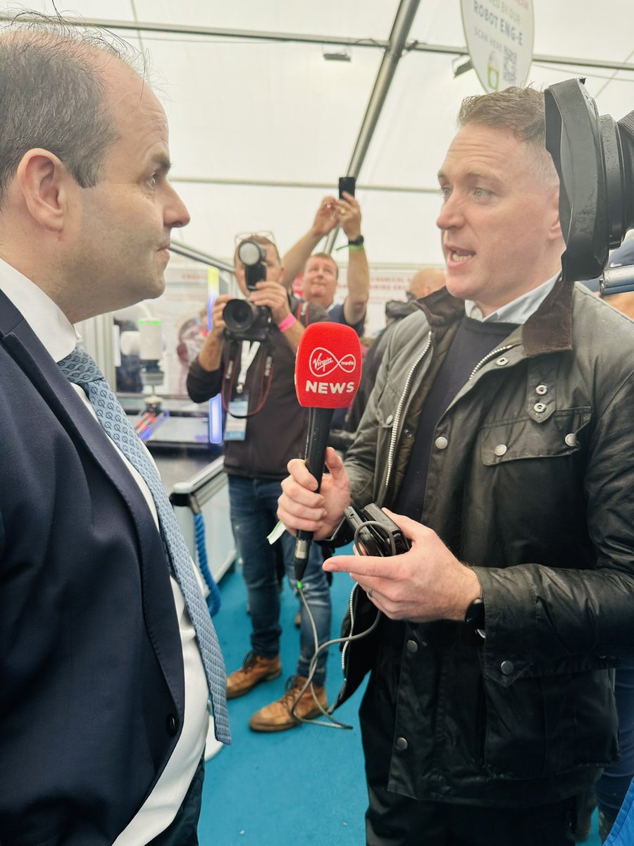 DrVanessaWoods's tweet image. .@EngineerIreland welcomed @VirginMediaNews to their exhibit @NPAIE today, where President @edmondharty was interviewed by @PaulQuinnNews 

#Ploughing2023

#EngineeringYourFuture

Block 2, Row 23, Stand 357