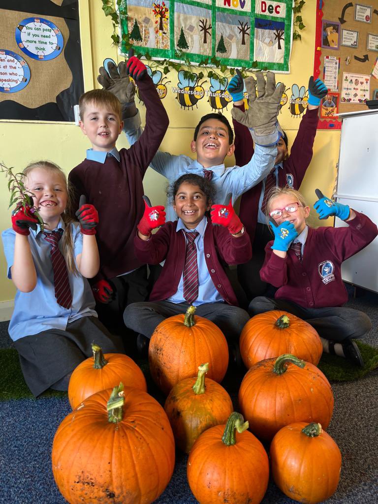 Our gardening club grew these from seed😄 just look at the joy on their faces <a href="/Nurturestjames/">The Hive</a> <a href="/WeAreBDAT/">BDAT</a> <a href="/outdoorRHS/">RHS Outdoor Learning</a> <a href="/Y4church_prim/">@Y4church_prim</a> <a href="/MissHRosenberg1/">Miss Rosenberg</a> <a href="/GardenNewsmag/">Garden News</a> <a href="/50TTDBradford/">50 Things Bradford</a> <a href="/50TTD/">50 Things to Do</a> <a href="/NaturePremium1/">NaturePremium</a> <a href="/heppdt/">Hepp DT - Design & Technology for primary schools</a> <a href="/chrisdysonHT/">Chris Dyson FCCT</a> <a href="/NaturalEngland/">Natural England</a> <a href="/NiallO7Brien/">👍🏼</a> #gardening #nurture #food