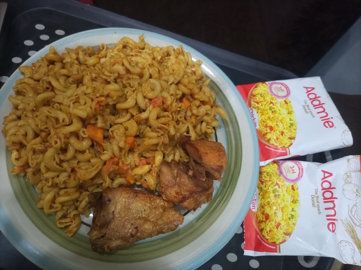Glo2dk's tweet photo. I tried this awesome seasoning from @Addmie_ it's amazing I love it 😋 my macaroni came out so delicious 🤤
#Theaddmieway
#Thefinaltouch https://t.co/EmKyPYDBY2