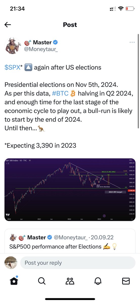 adomantka's tweet photo. @Moneytaur_ @IncomeSharks Earlier you said that the market goes up after the elections and showed the graphs, but later you say the opposite, did something change?thanks! https://t.co/DTAq75E933
