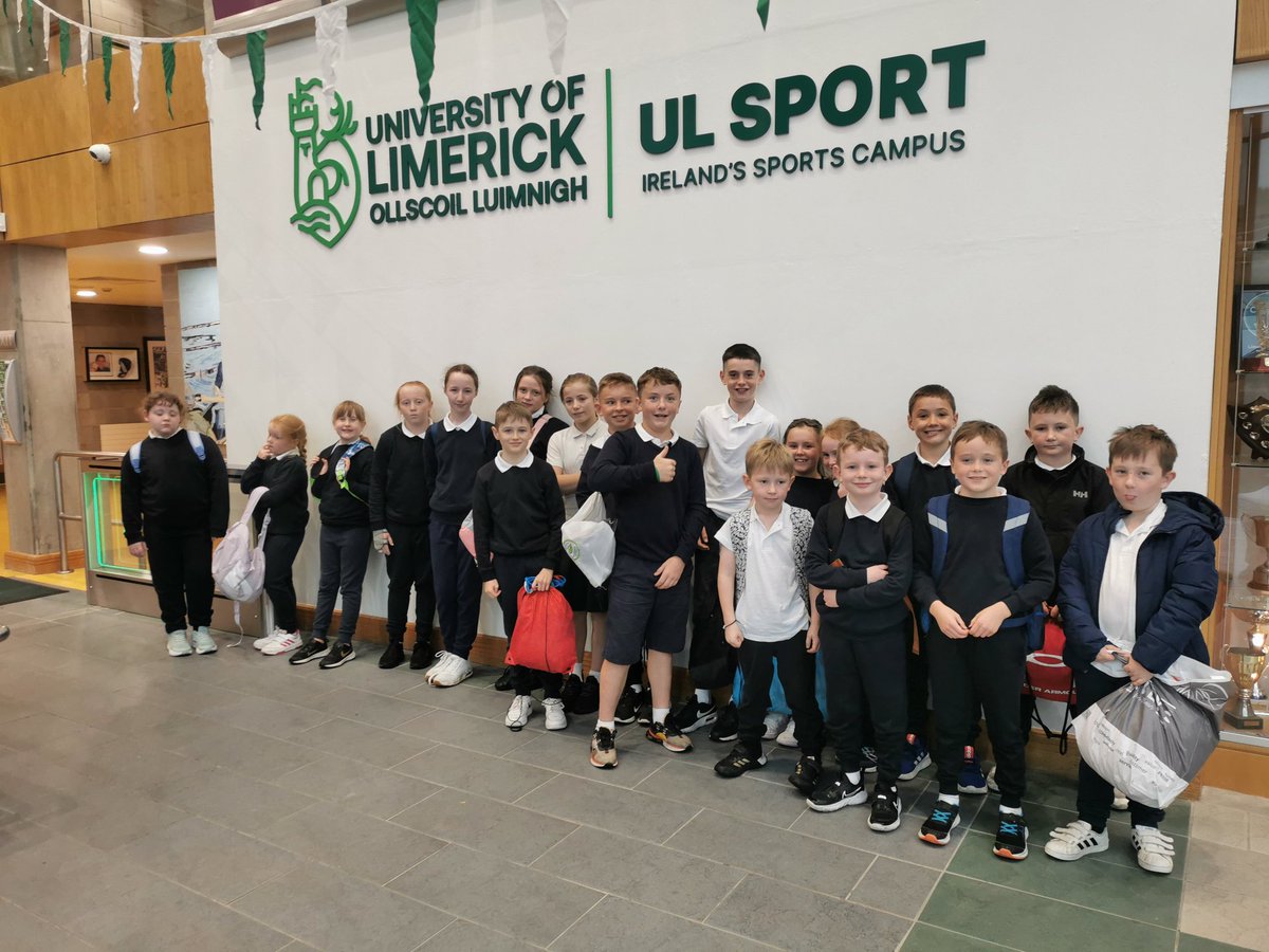 First swimming session of the year today at the UL Sports Arena. Many thanks to our Parents Association who fully funded the lessons and busses.