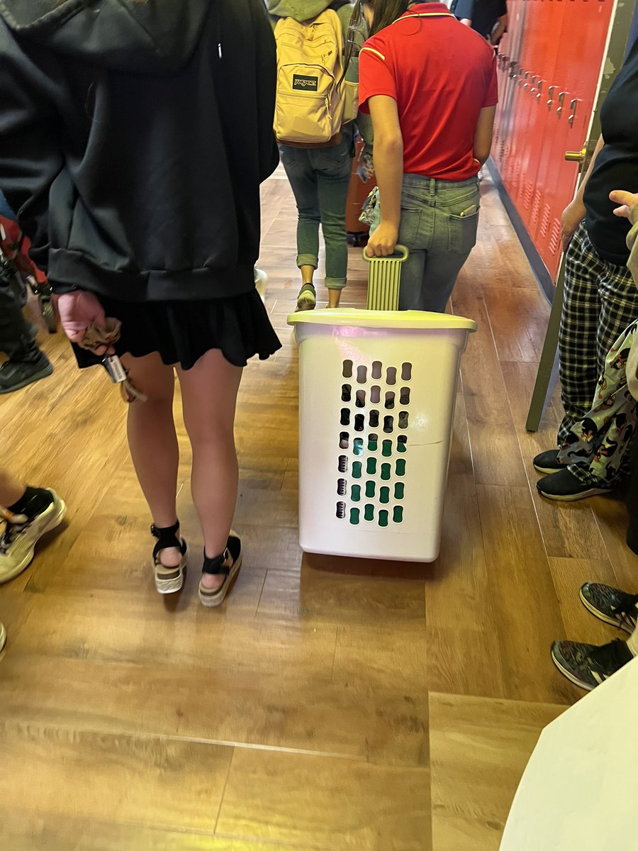 pphsstuco's tweet photo. 🧰 Anything but a Backpack 🧺 did not disappoint!
Class Colors tomorrow! (Sr: black, Jr: white, So: Lt. pink, Fr: Blue) @PPHSfans see everyone tomorrow! #hoco2023 #pphshoco https://t.co/xK8z5Sropt