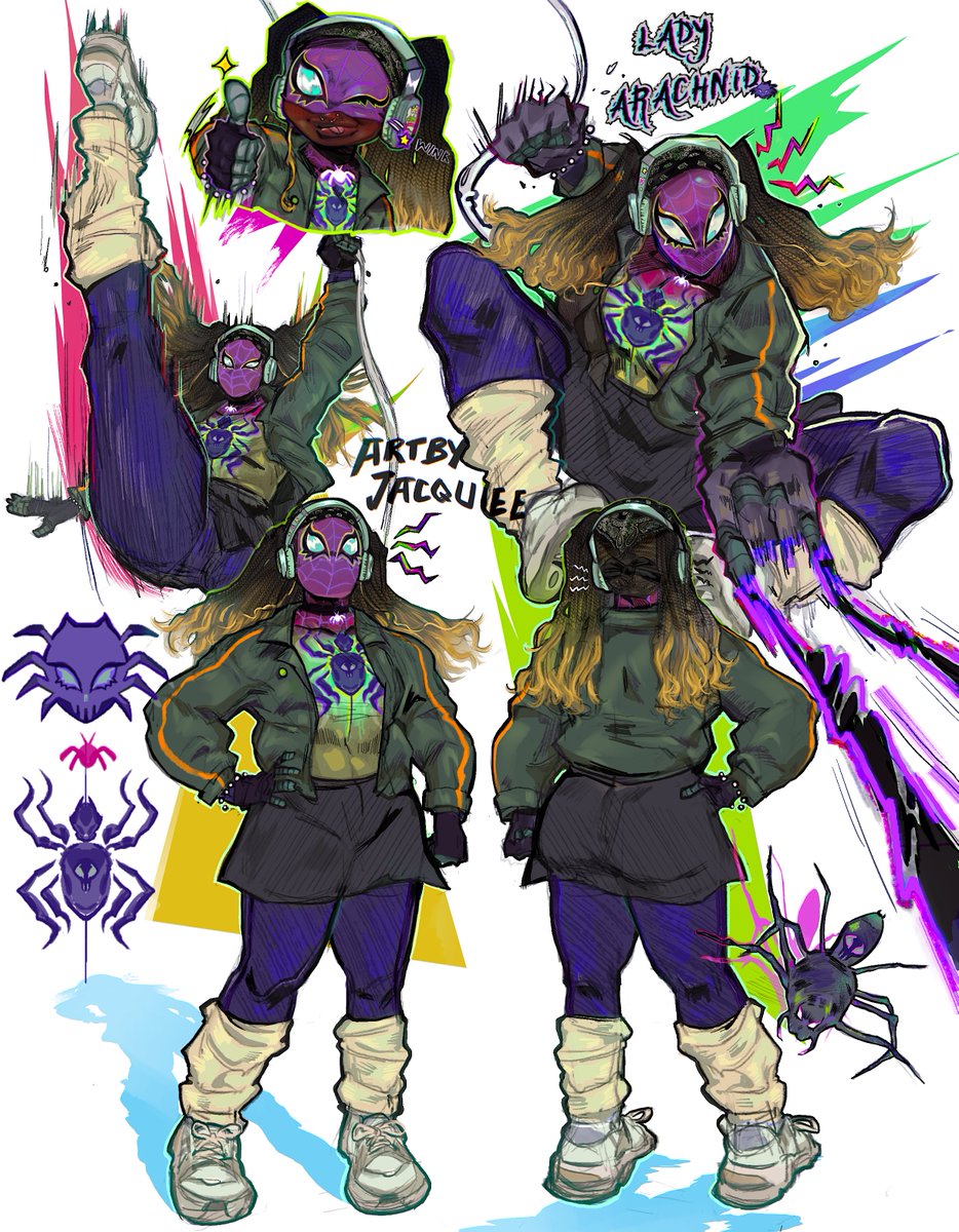 Meet my #spidersona Lady Arachnid 🕷️ 🔮