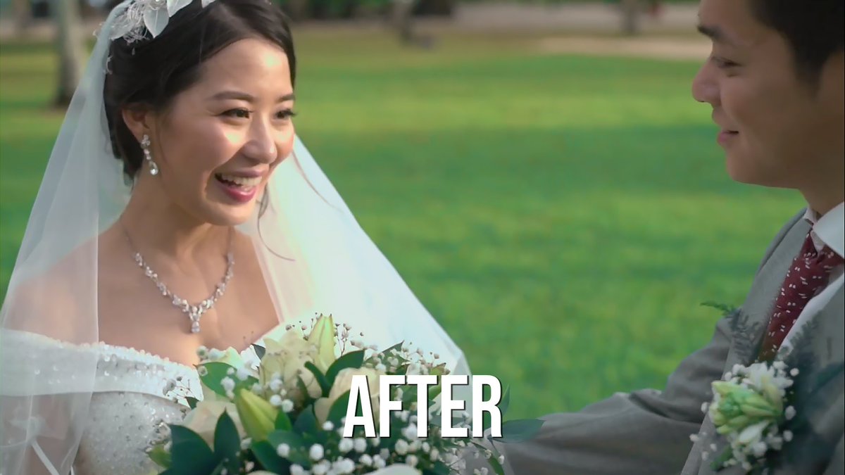 PureSoulWedding's tweet image. Color Correction of frames from a Vimeo Video.
The original Video looks good but the colors looked a bit unnatural. We've Tried to correct the skin tones with creating more contrast.  
#weddingedit #wedding #weddingvideography