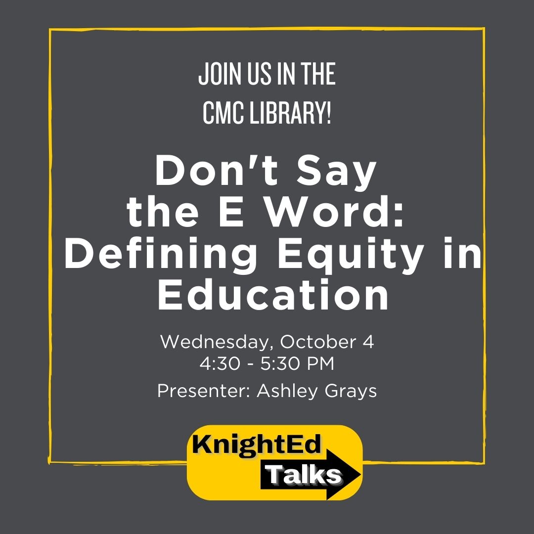 KnightEd Talks (@knighted_talks) on Twitter photo Join us in the CMC Library on Wednesday, October 4, at 4:30 PM as Ashley Grays (Doctoral Scholar in the UCF Exceptional Student Education Program) hosts an interactive presentation about student intersectional identities. It's a #KnightEd you don't want to miss! ✨ <a href="/UCFTeacherEd/">UCF School of Teacher Education</a> Join us in the CMC Library on Wednesday, October 4, at 4:30 PM as Ashley Grays (Doctoral Scholar in the UCF Exceptional Student Education Program) hosts an interactive presentation about student intersectional identities. It's a #KnightEd you don't want to miss! ✨ <a href="/UCFTeacherEd/">UCF School of Teacher Education</a>