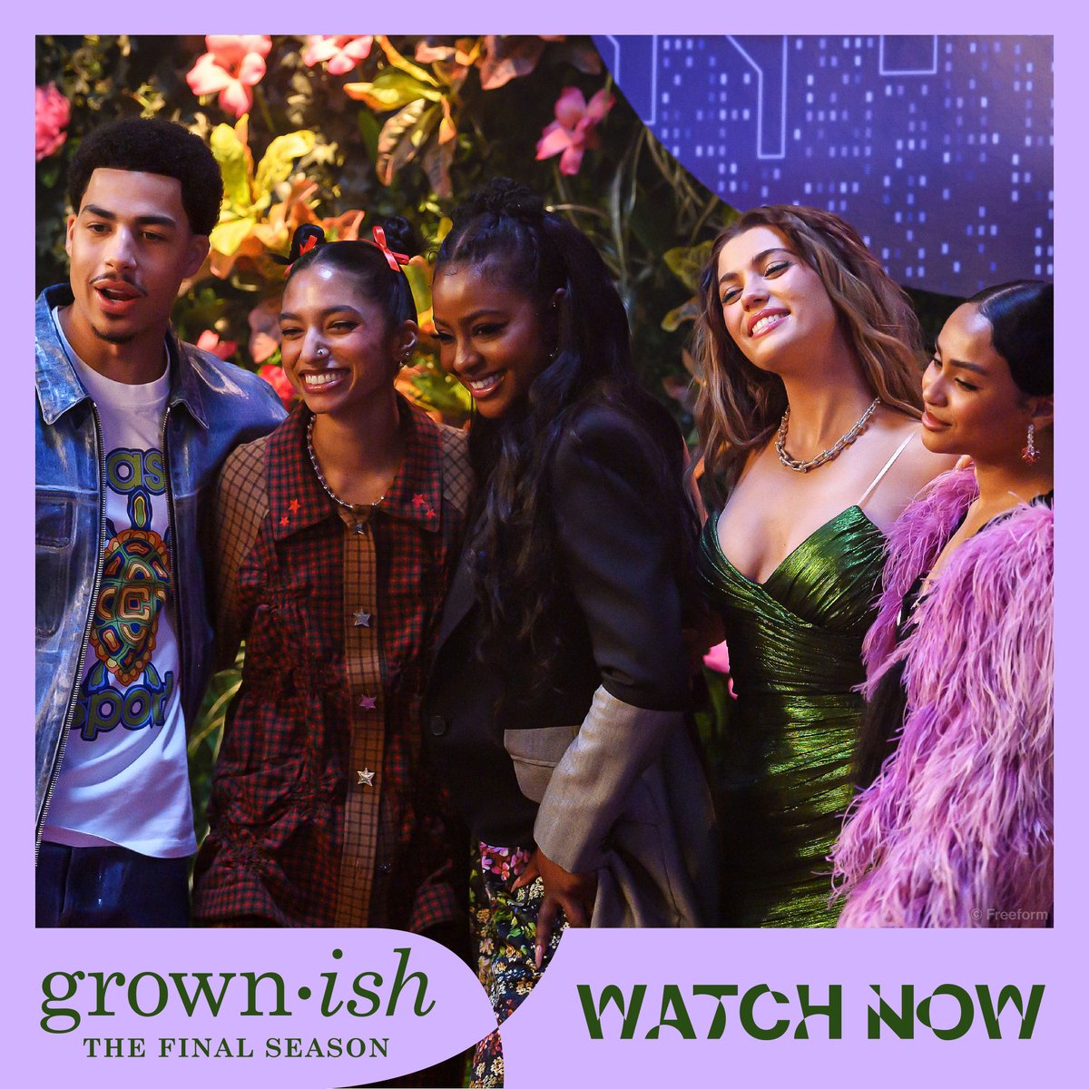 fly and fabulous. ___ watch @FreeformTV's #grownish. stream on @hulu now.