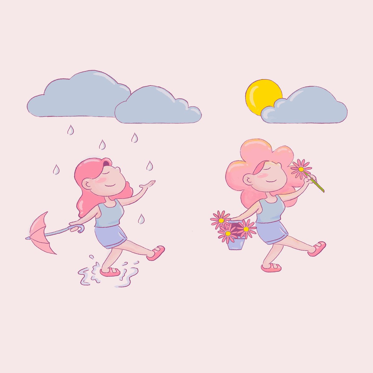 wedzart's tweet photo. When the April shower falls in late spring
Put down your umbrella and walk in the rain
We are like flowers that bloom in May
We go from waiting to beauty
We will bloom more, more, more
Raindrop on me, on me 🎶
-April Shower | @pledis_17 

#wedzart https://t.co/tXeRqqKQYS