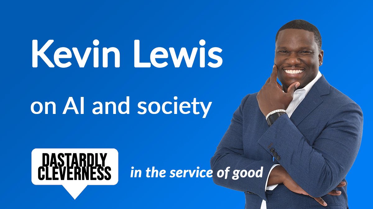 DastardlyClever's tweet photo. Is it possible to talk about AI without panicking? We do our best, with guest Kevin Lewis (@KLewis44), a former senior communications advisor for Barack Obama, the DOJ, and Meta/Facebook. On all apps, including Apple Podcasts: https://t.co/XE227Qi5JD https://t.co/lj0wHfD0mM