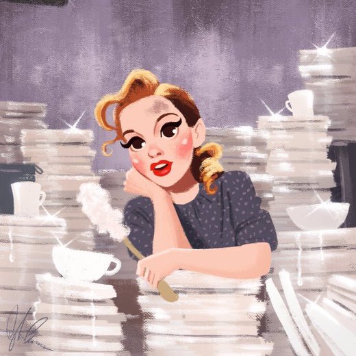iShowTunes's tweet photo. #JudyGarland, #LookForTheSilverLining Musical Number Screen Shot, from #TillTheCloudsRollBy (1946), with accompanying Illustration by #DylanBonner. https://t.co/1diCJ6fQI2