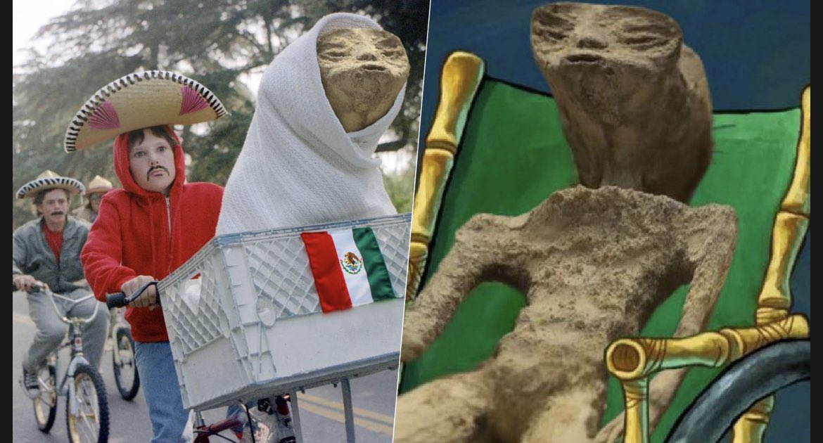 Trejo_OE's tweet photo. La mayor aportación de Jaime Maussan a Mexico y al mundo son los memes que de sus creaciones de papel maché.
Un gran momento para estar vivos https://t.co/nlBe4HQtbV