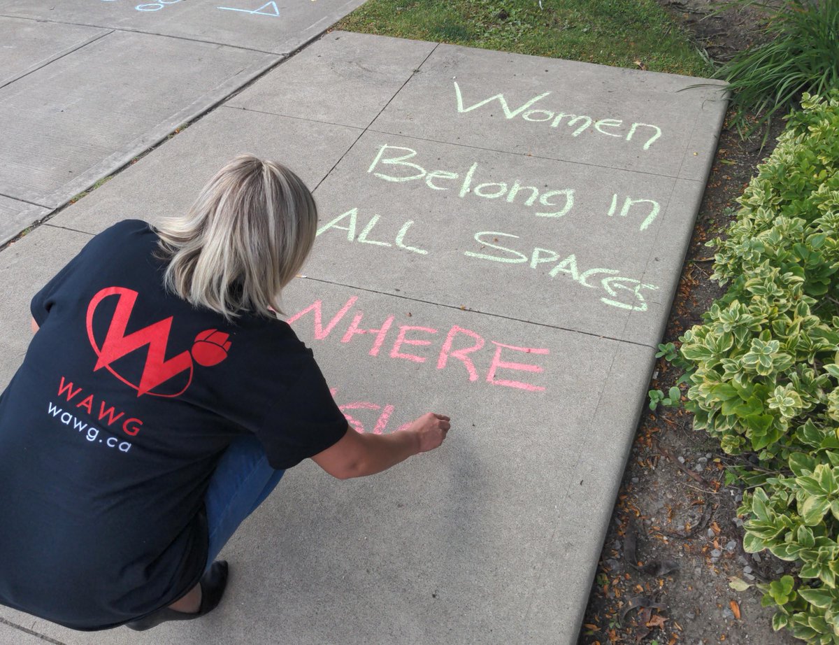 Check out our Chalk the Walk messages in Support of Take Back The Night Hamilton!
@SACHAhamont