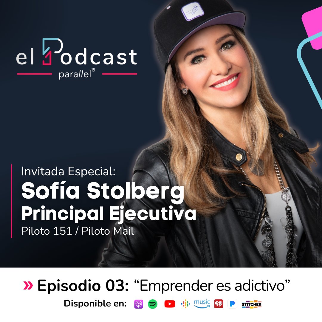 Dreaming big is a challenge, but also very rewarding. 💡 💭 On this episode, we sat down with Sofía Stolberg, co-founder of Piloto151 and Piloto Mail, to discuss her beginnings as an entrepreneur and much more! Listen to it here: p18.info/ElPodcast