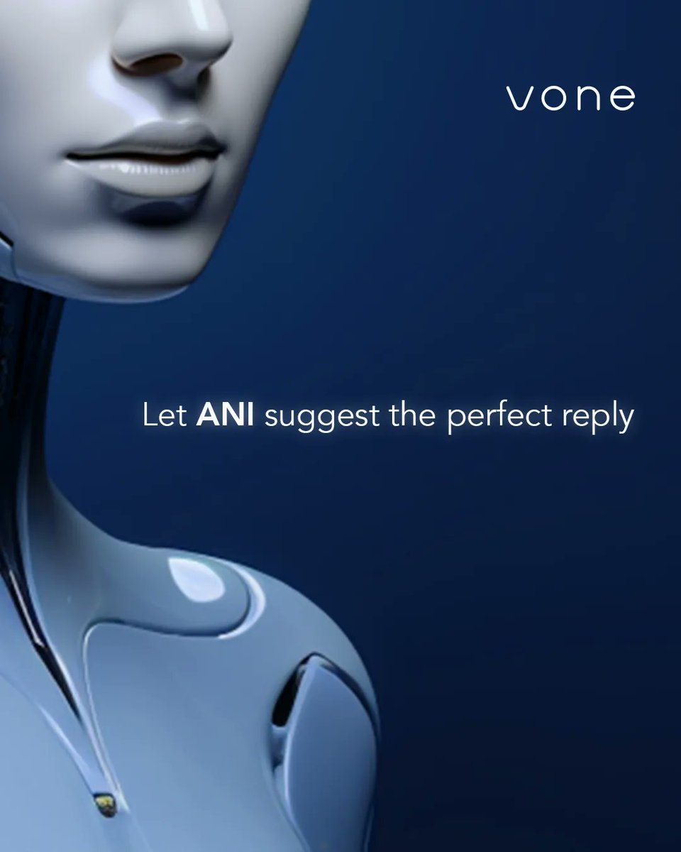 Official_Vone's tweet photo. 💬 Not sure how to respond? Ask ANI for reply suggestions based on your chat's context.
#AniAI #Vone #Web3 #GLMR https://t.co/PtSEsDd0Gv