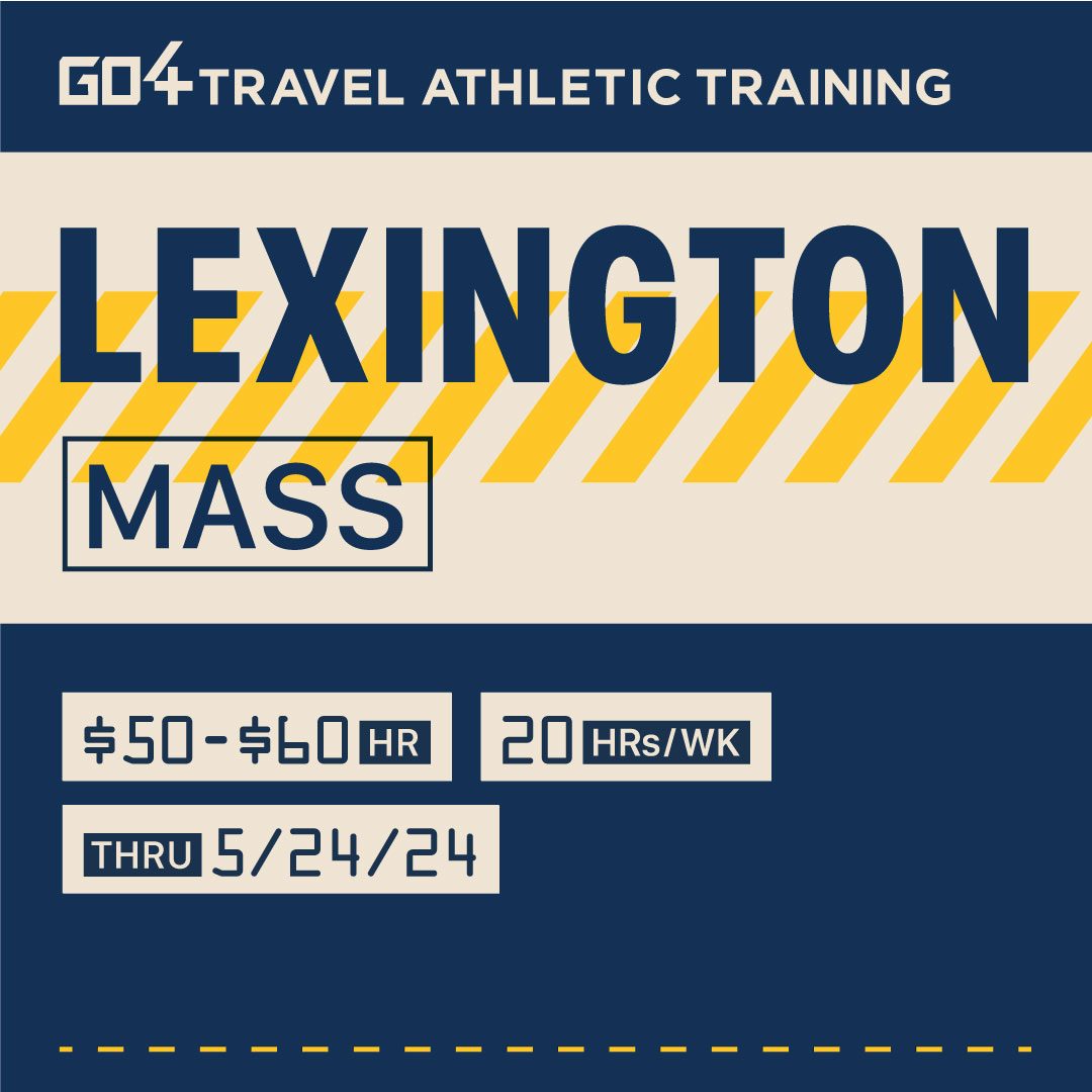 go4ellis's tweet photo. Yo Mass-ive ATs! A few longer-term travel jobs just added! 

Deerfield: 
https://t.co/UoEnve7PAf

Lexington:
https://t.co/5rnzDQsYob

#ATtwitter @ATofMass @ATOM_YPC https://t.co/MAVmBuuiuM