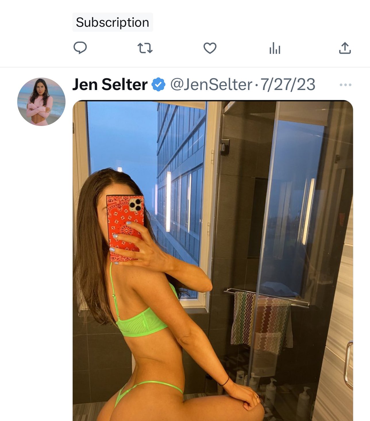 Jen Selter on X: Following all of my subs back! Go ahead and subscribe on  twitter x t.coPJkKi59jYT  X