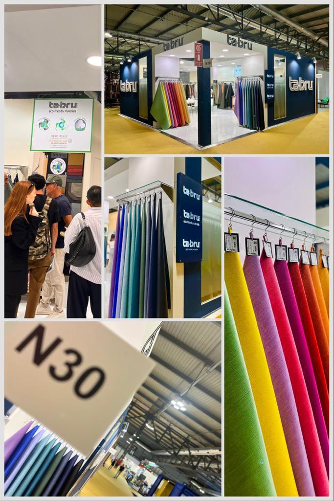 tabruspa's tweet photo. Lineapelle 102 Day 1 
Stand N30 Padiglione 9 

Moda &amp; Sostenibilità Nuova Collezione autunno -Inverno 2024-2025 TA-BRU 

#lineapellefair #lineapelle102 #fair #fabric #color #innovation #sustainable #winter #trend #aw2425 #leather #goodleather #Italy #florence https://t.co/HJS6R5eW1s