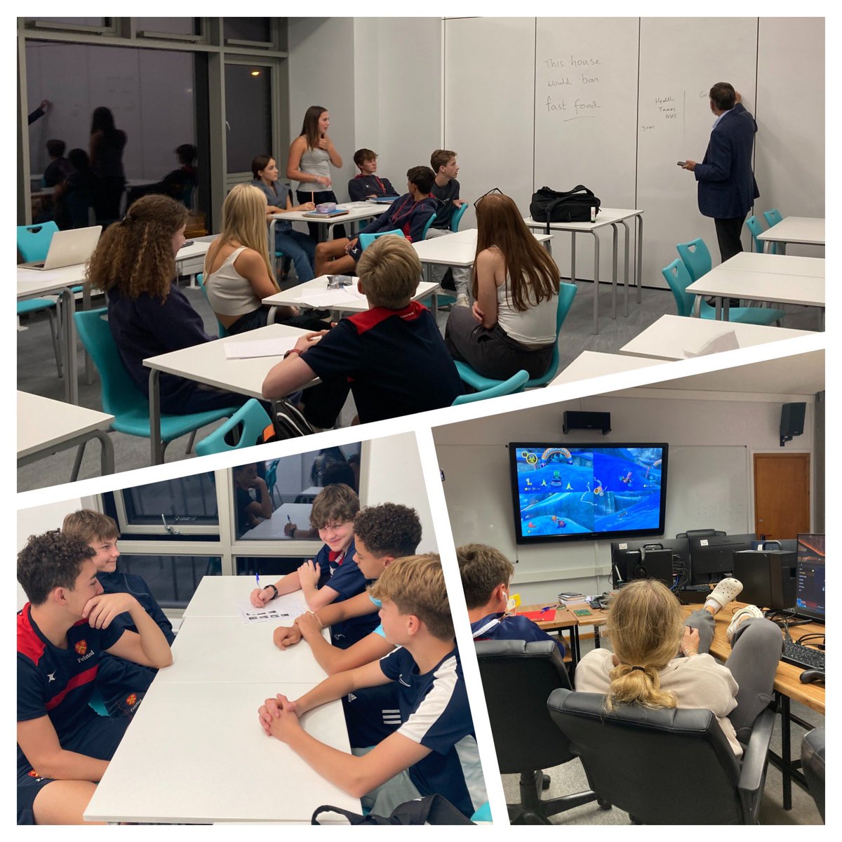 Evening Boarding Activities post Prep for @felsted_school Boarding Pupils #funquiz #Debating #publicspeaking #e-games #iloveboarding