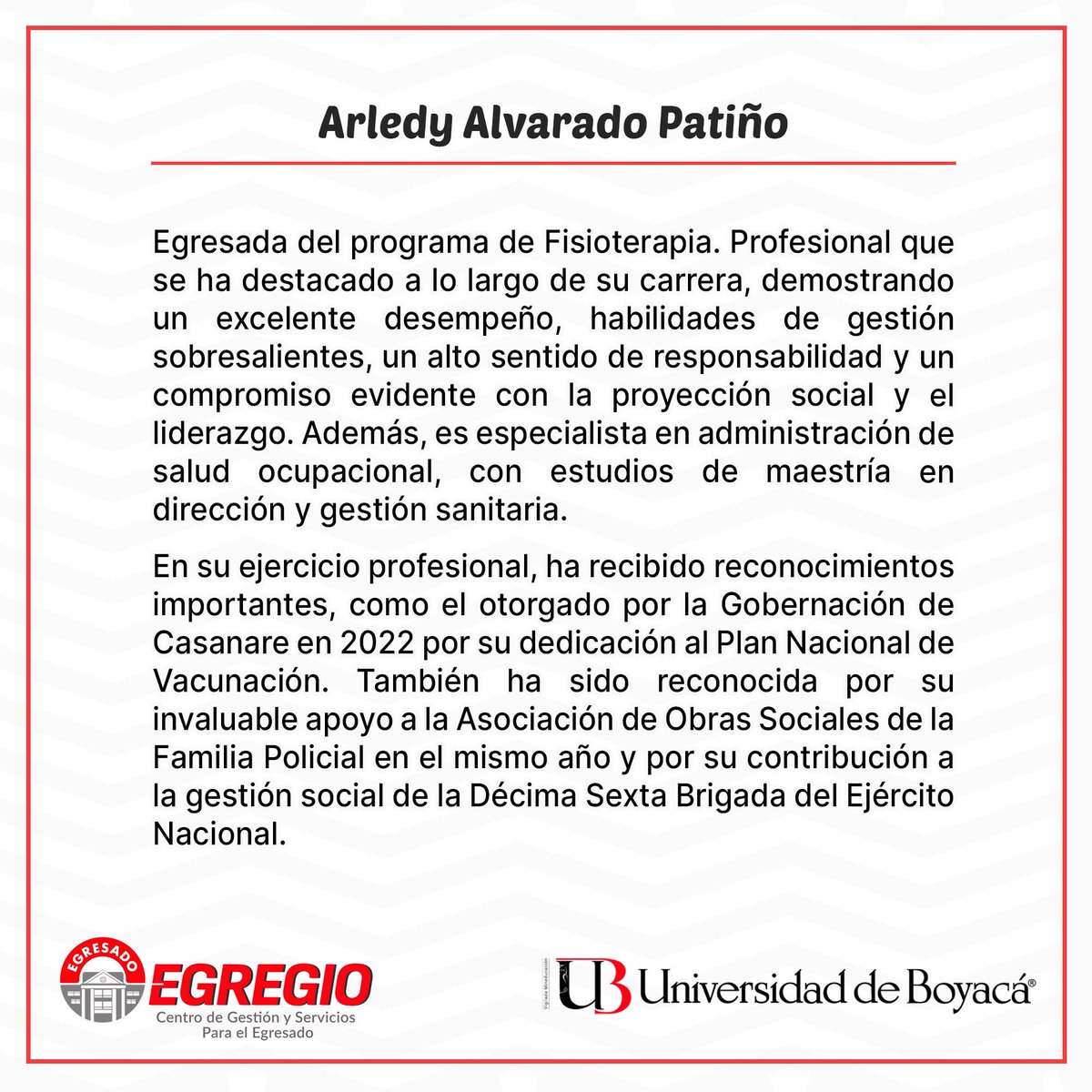 egregioudb's tweet image. Felicitaciones a nuestra egresada Arledy Álvarado 🥹

✨El éxito profesional es el reflejo de los sueños cumplidos y las emociones realizadas ✨

#egresada #destacada #udb