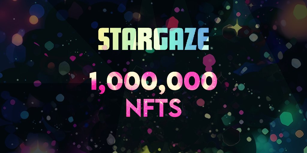 1,000,000 NFTs minted on Stargaze!