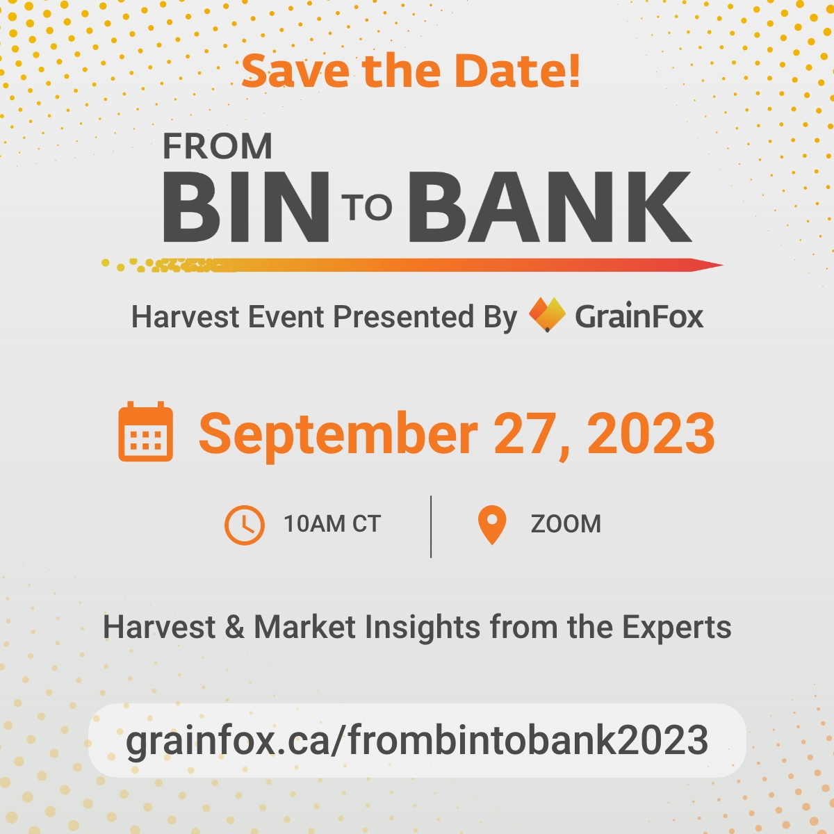 GrainFoxApp's tweet photo. Our analysts post a series of podcasts weekly. Today’s podcast includes a teaser on next weeks Bin to Bank event where they’ll cover geopolitical, macroeconomic, & fundamental drivers of the grain, oilseed, & pulse markets.
#bintobank #farmwealthsolutions
https://t.co/BDOcaRTDN2 https://t.co/pyyg9usRLb