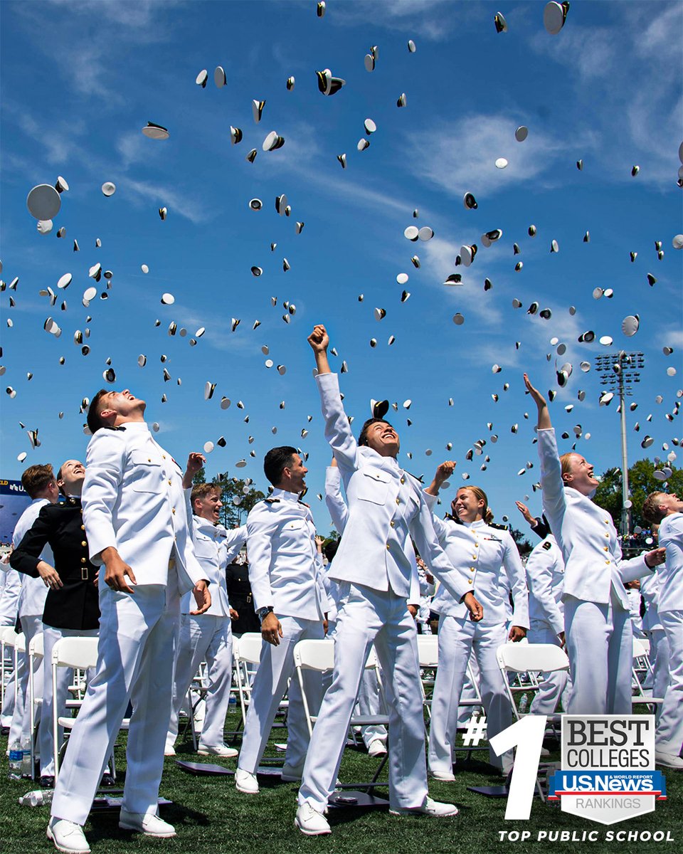 Nowhere better than the @NavalAcademy! We have been ranked the top public school in the country by @usnews in their 2024 Best Colleges Rankings! (among national liberal arts colleges) #GoNavy