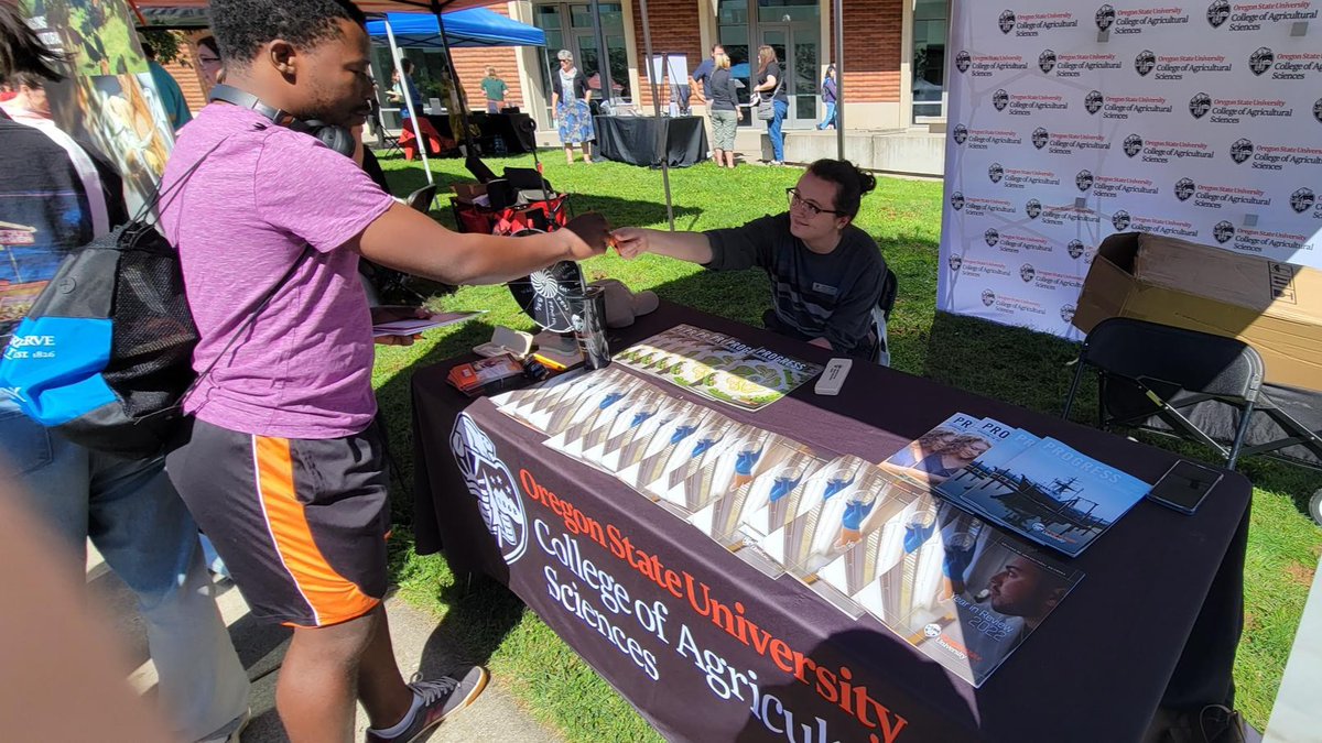 OSUAgSci's tweet image. Come say 'hi' during University Day! 👋

Find your place at the College of Agricultural Sciences.
&amp;amp;
Spin the wheel for a chance at a prize 👀

#UniversityDay #GoBeavs #AgSci