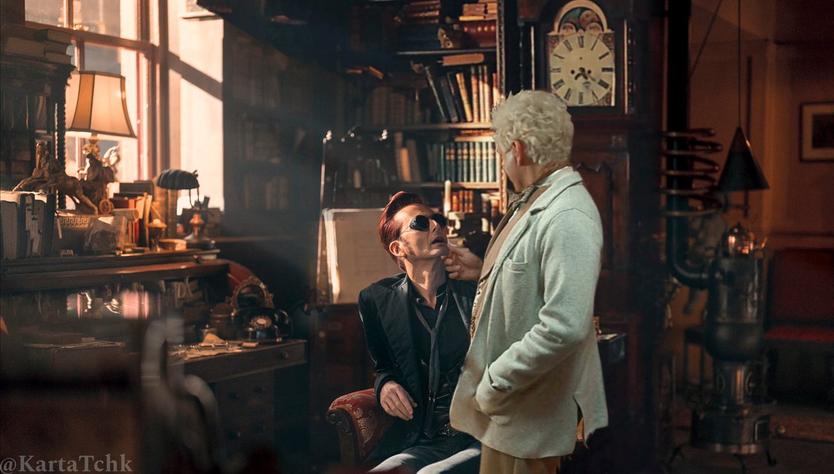 #GoodOmens2 #GoodOmensEdit 
This lipstick suits you very well, my dear