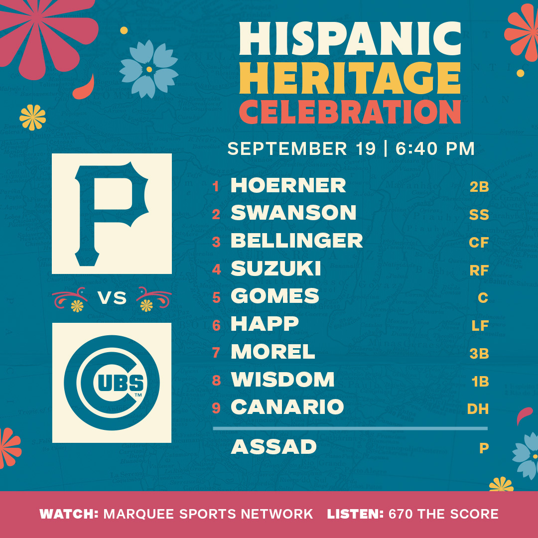 Hispanic Heritage Month Celebration by Chicago Cubs