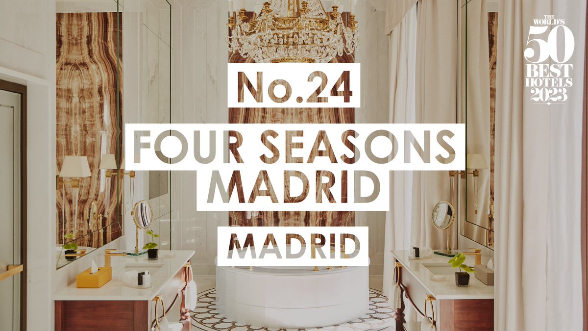 50 Best Hotels (@50best_hotels) on Twitter photo No.24 is Four Seasons Madrid in #Madrid, a beacon of modern hospitality that’s as much a hangout for locals as it is for visitors. #Worlds50BestHotels #50BestHotels #FourSeasonsMadrid <a href="/FSHotelMadrid/">Four Seasons Hotel Madrid</a> No.24 is Four Seasons Madrid in #Madrid, a beacon of modern hospitality that’s as much a hangout for locals as it is for visitors. #Worlds50BestHotels #50BestHotels #FourSeasonsMadrid <a href="/FSHotelMadrid/">Four Seasons Hotel Madrid</a>
