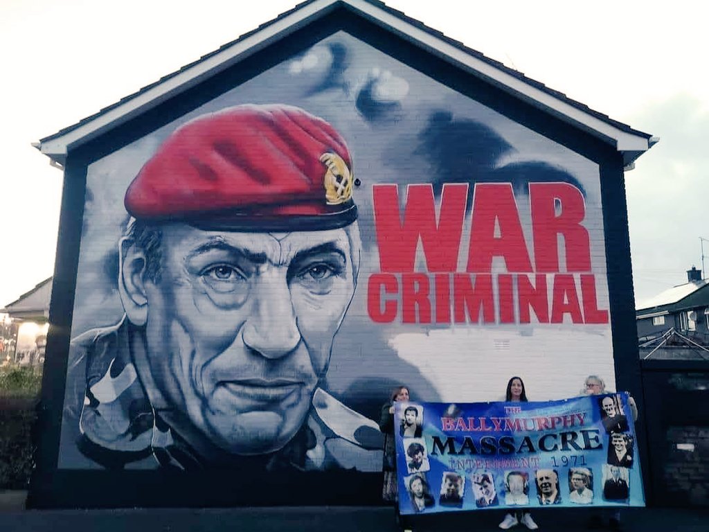 The absolute nerve of the BBC to have General Mike Jackson on the #RiseOfTheNazis to discuss catching war criminals on the day the #BillIfShame becomes law and prevents him ever facing justice for his crimes on #BloodySunday and in #Ballymurphy #thereisnobritishjustice