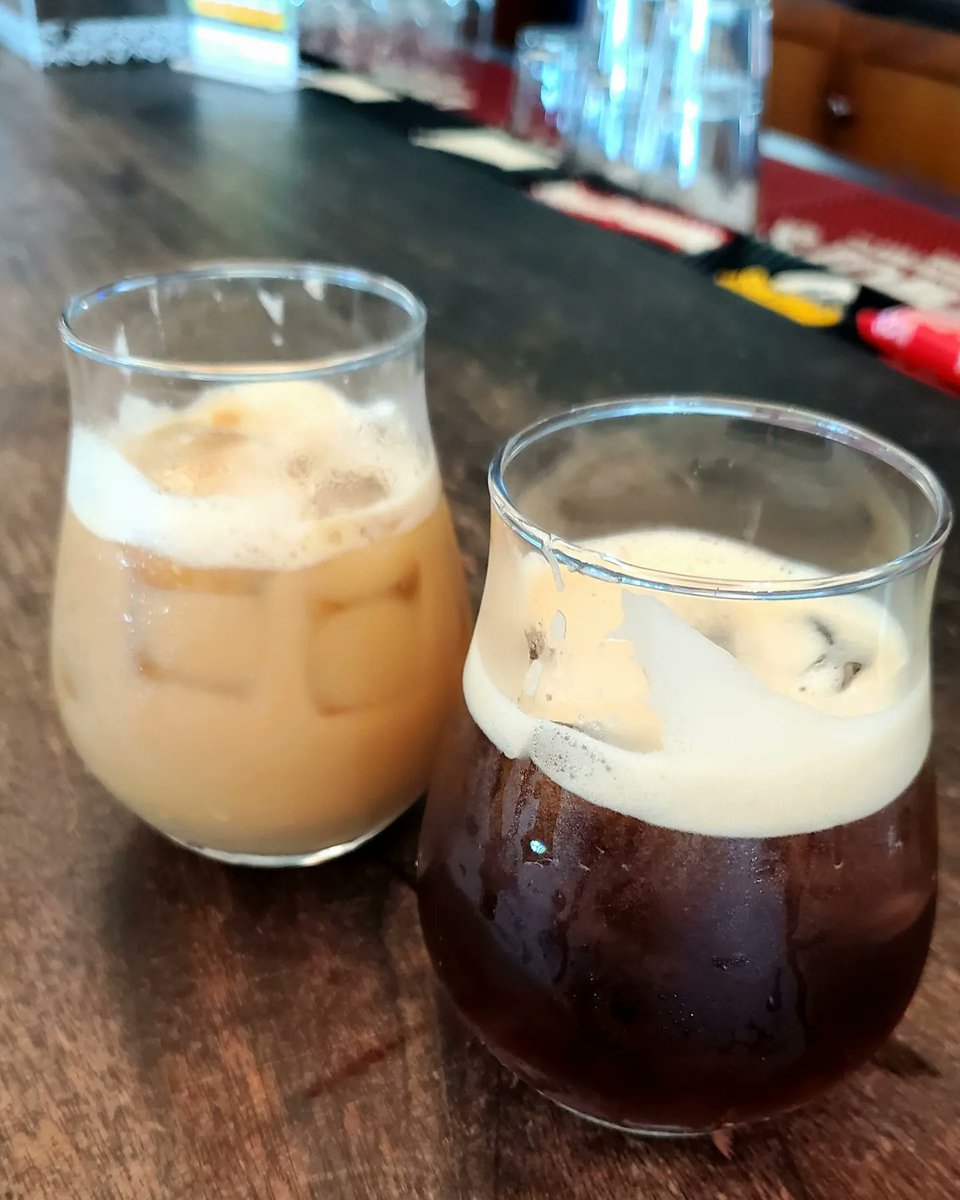 Frank at Lyman Orchards created a special syrup infused with our Porter in their new spiked ice coffee recipe. It's SO smooth and you'll see it on their Fall menu

Coffee, Vodka, Porter's Syrup, and (optional) Baileys. The only question is... what should this cocktail be named?