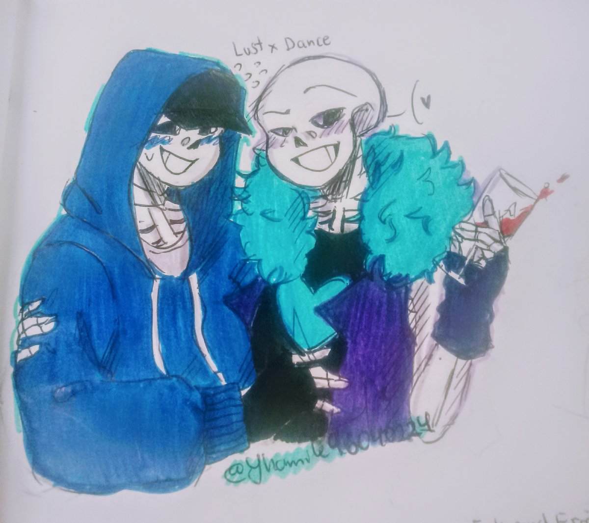 Leon_de_Luna's tweet photo. Buenas tardes π
Lust Sans π x
Dance Sans π
#undertaleAU #Lusttale #Dancetale #Sancest #LustSans #DanceSans https://t.co/CDt2pINFmL