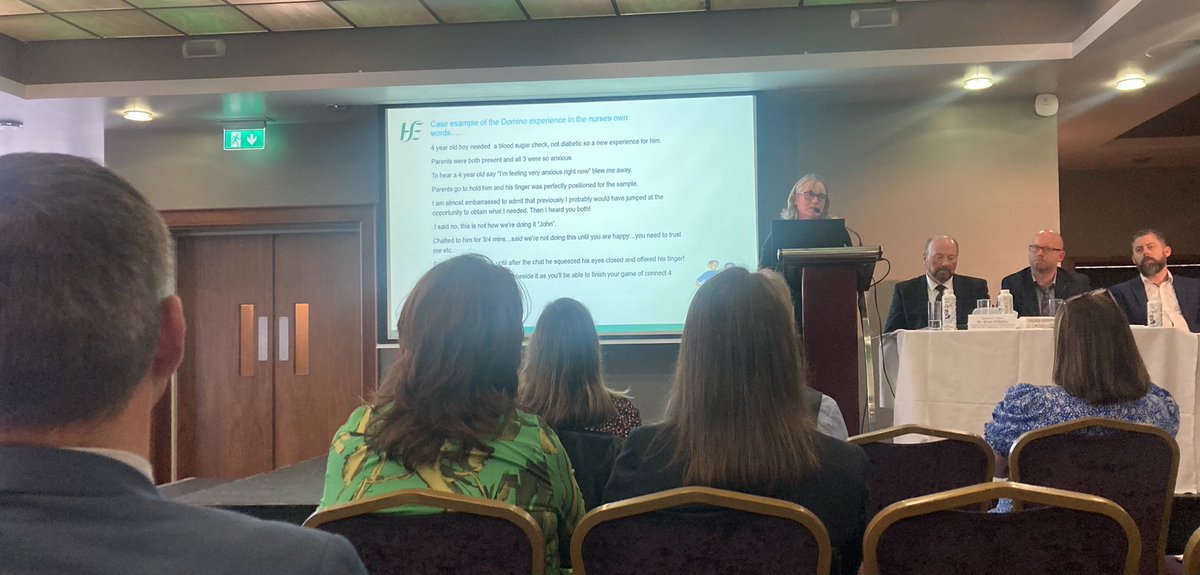 Great presentation from @MaireadL2 at todays #integratedcare2023 conference on the “domino effect of CPD” and her insightful example of how Clinical Holding webinar series influenced practice! When we know better we can do better 💪