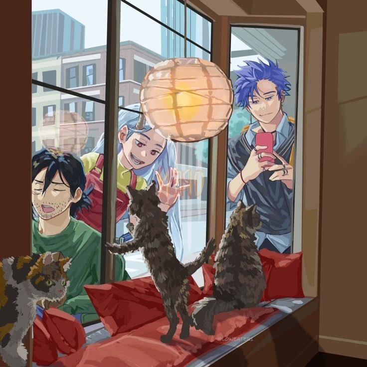 hllwprp's tweet photo. Cat café🐈👨‍👧‍👦 https://t.co/MGUmB98aVI