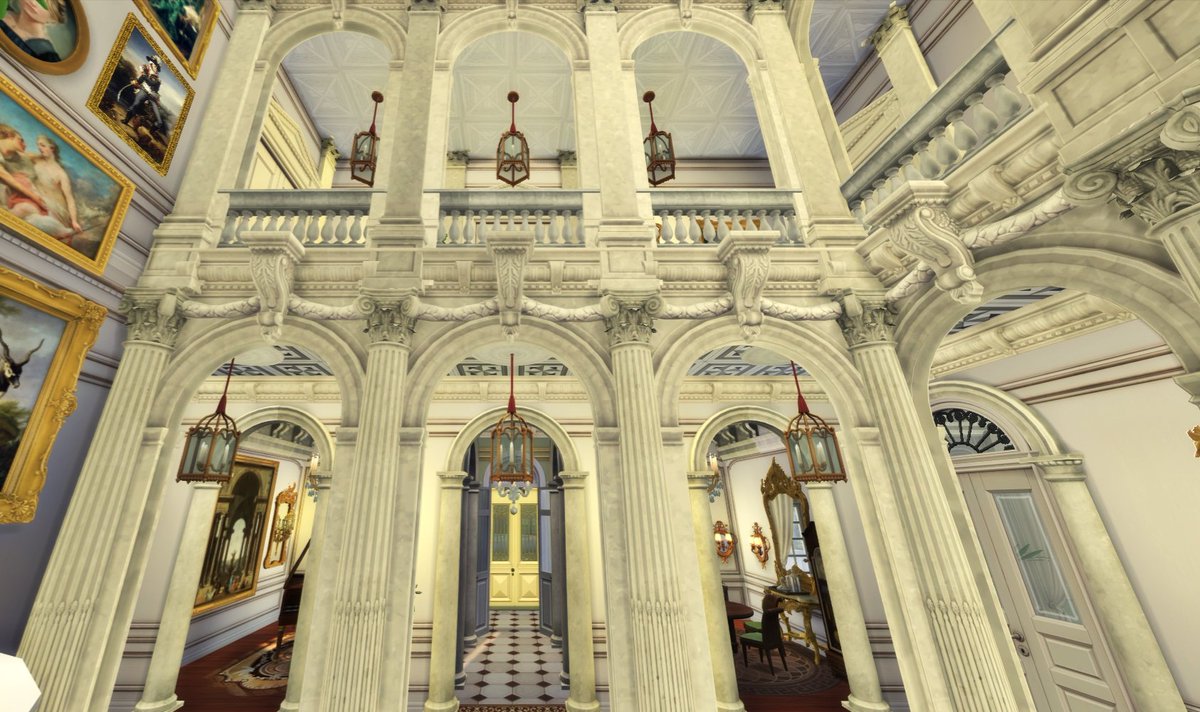 Danielsims_'s tweet photo. I'd been a long period without playing the sims, but I suddenly felt inspired last week and started this manor that I wanted to share with you 🥰 There's still a lot to do though but I'll keep you updated ☺ #ShowUsYourBuilds #TheSims #TheSims4 https://t.co/TfrZr4viWR