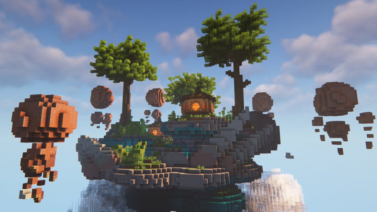 BuildRoomTeam's tweet image. ✨ Elevate your Minecraft server's aesthetics to new heights with bespoke Sky Islands! ☁️🏝️

🎨 Imagine floating paradises, mystical realms, or futuristic oases tailored exclusively for your server. Make your world truly unique and visually captivating! 🌟