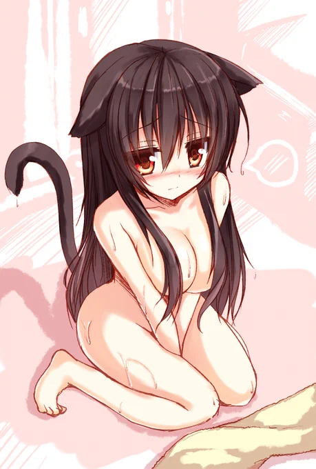 突然の事には恥ずかしがるミア 