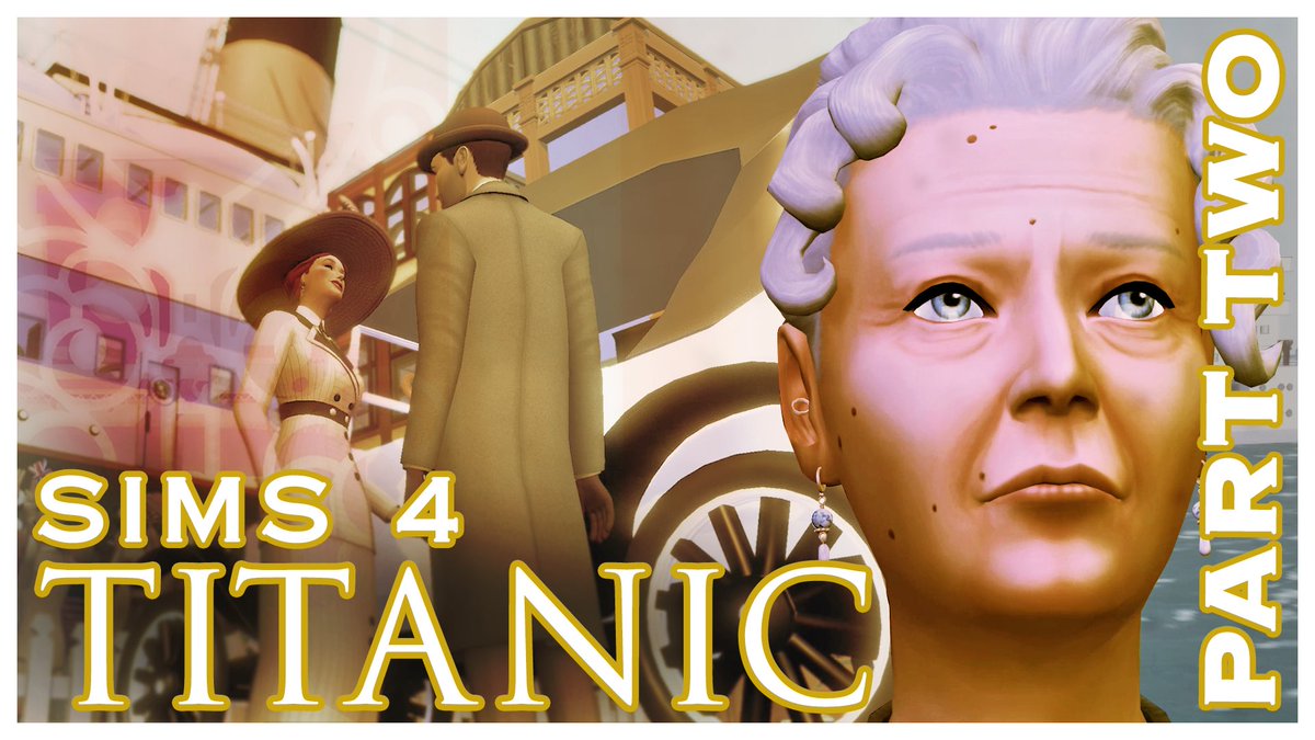 Sims 4 TITANIC Part TWO is now on YouTube! Thanks for watching and support this project! 

WATCH HERE youtu.be/kHxdJUWOxxU?si…

#sims4titanic #sims4 #titanic #titanicmovie