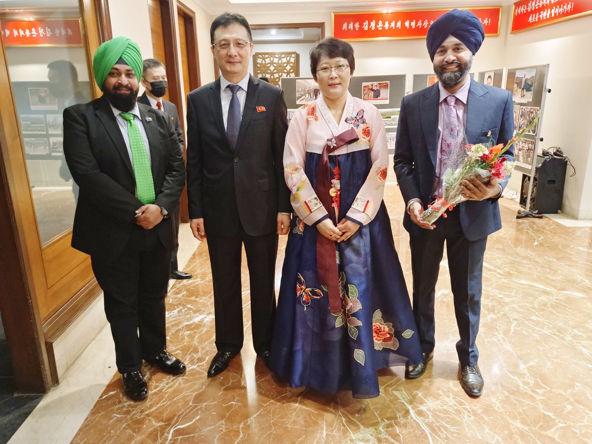 #ICIB invited to the national day of DPR Korea at the Embassy with Ambassador H.E. Mr. Choe Hui Chol. @MEAIndia