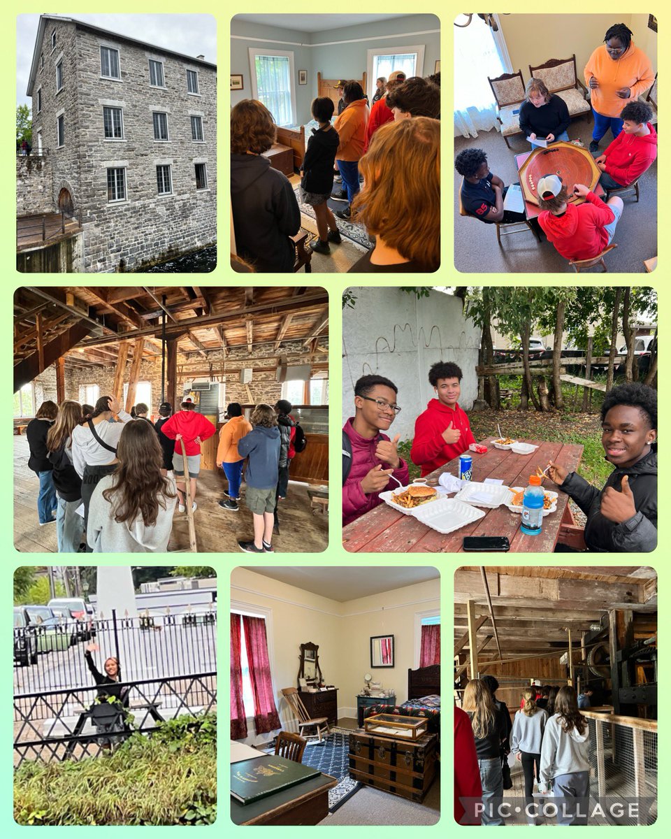 Our "Empowering Students Through Deep Learning" Focus group had a great time at Watson's Mill &amp; Dickinson House today. Ss examined #primarysources and used #historicalthinking concepts to guide their curiosity and learning. #SFXFocus #ocsbDL <a href="/StFXOCSB/">St. Francis Xavier High School</a> <a href="/MrsKDiGaetano/">Kathryn DiGaetano (she/her)</a>