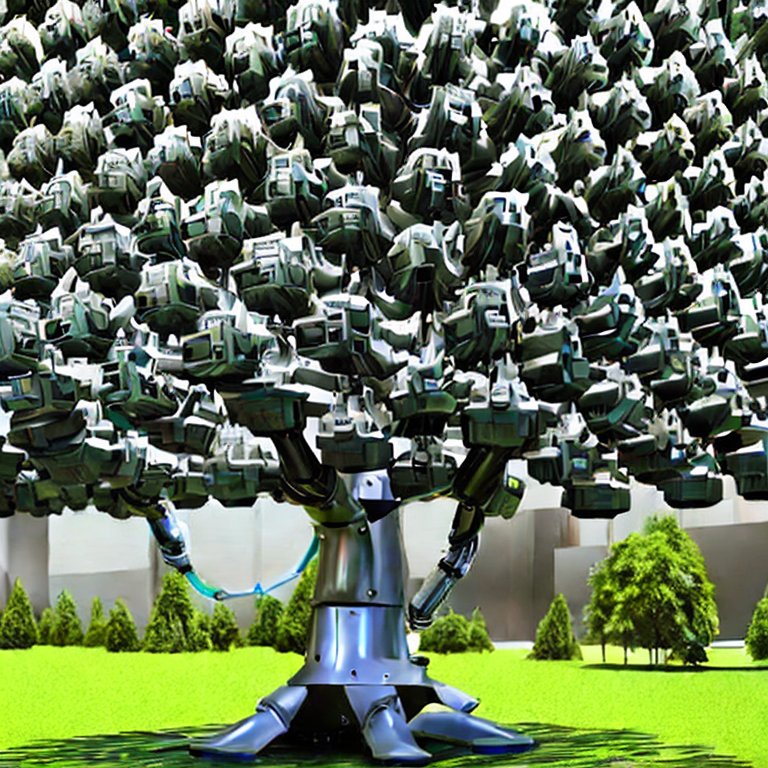 Best_Collabs's tweet photo. "Robot Forest" https://t.co/tlSZ8VSaoV