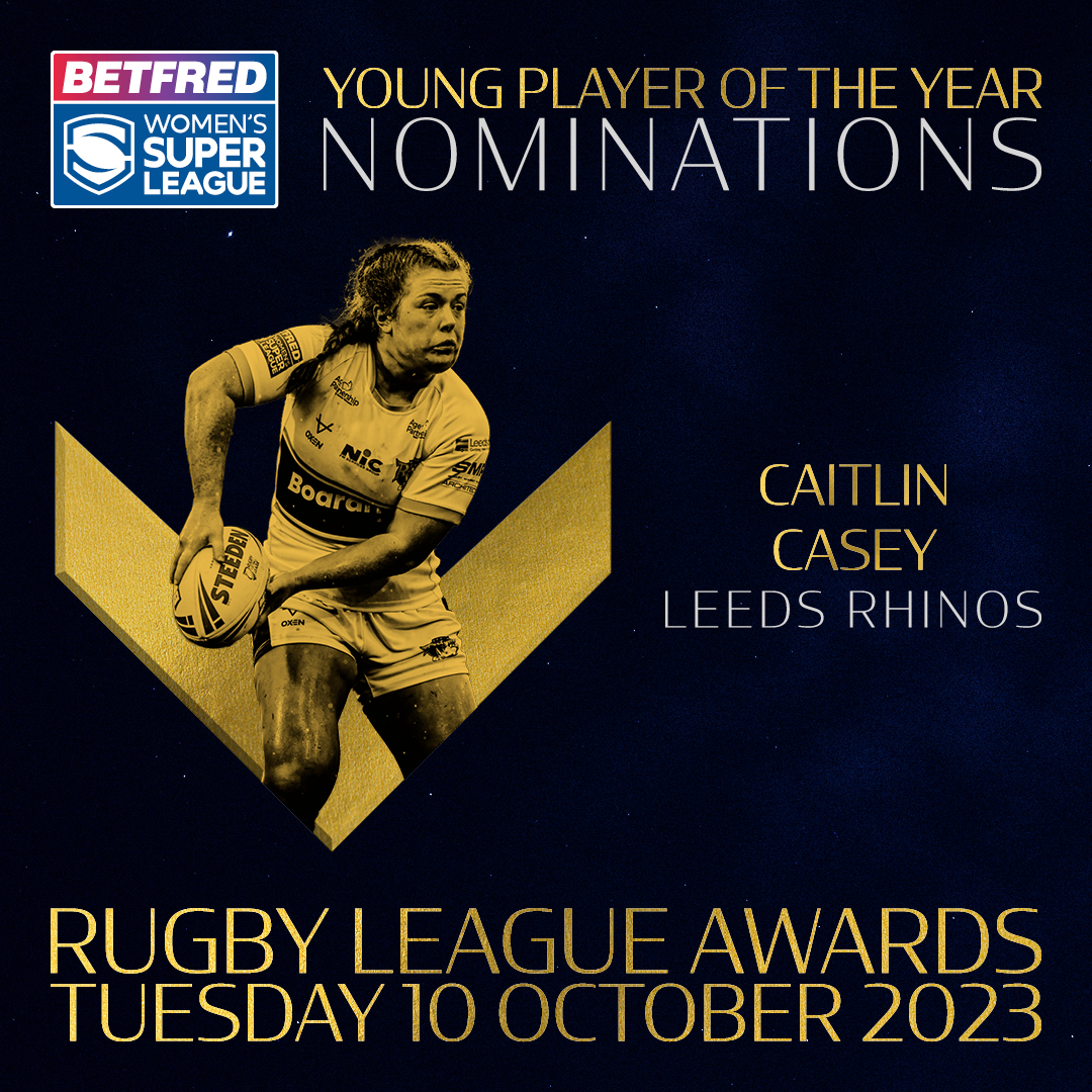 TheRFL's tweet photo. 👏 An excellent season for these three @Betfred Women's Super League youngsters!

💪 @GiantsRL 
🦏 @LeedsRhinos 
⚔️ @YorkValkyrie