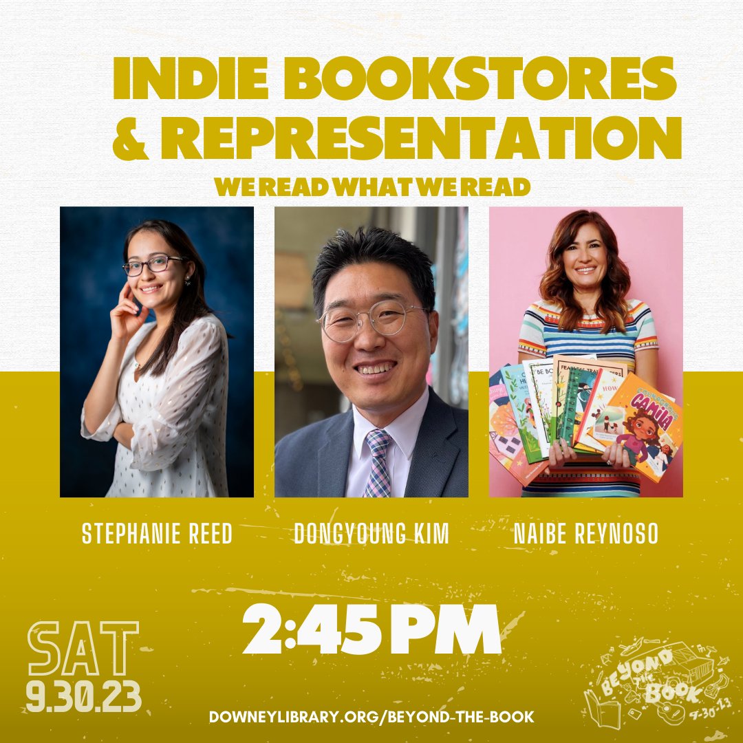 The third panel discussion will feature owners of three local, independent bookstores - MiJa Books, IBookPark, and Con Todo Press - sharing their experiences opening independent bookstores, why indie bookstores continue to be relevant, and the importance of children’s books.